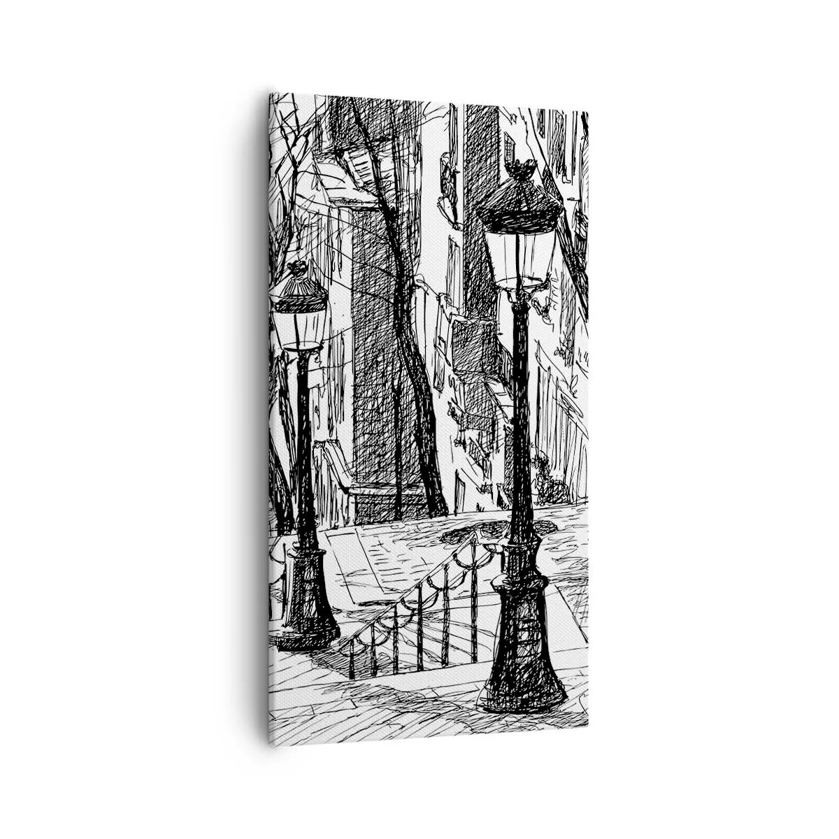 Obraz na plátně - Milostný příběh nebo horor? - 55x100 cm