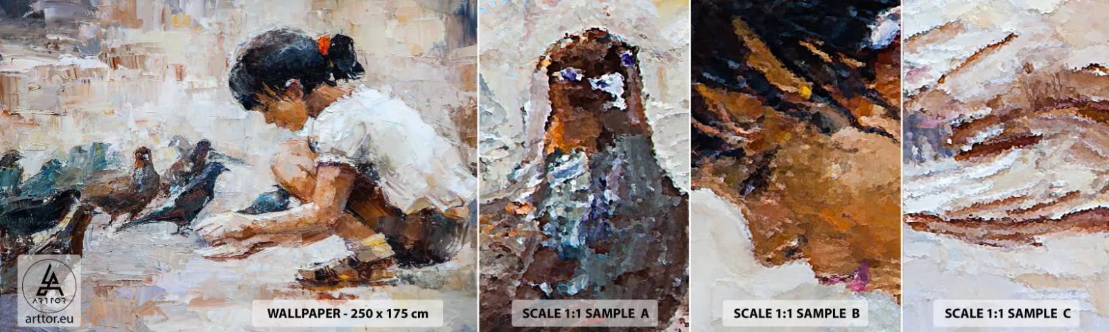 Vzor Fototapety Samolepicí Deluxe Sticker - Maličcí a nejmilejší - Dívka, Squab, Pro děti - 100x30 cm