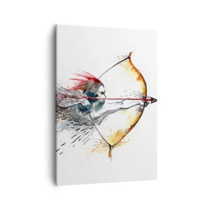 Obraz na plátně - Mytický bojovník s ohnivým lukem - 50x70 cm