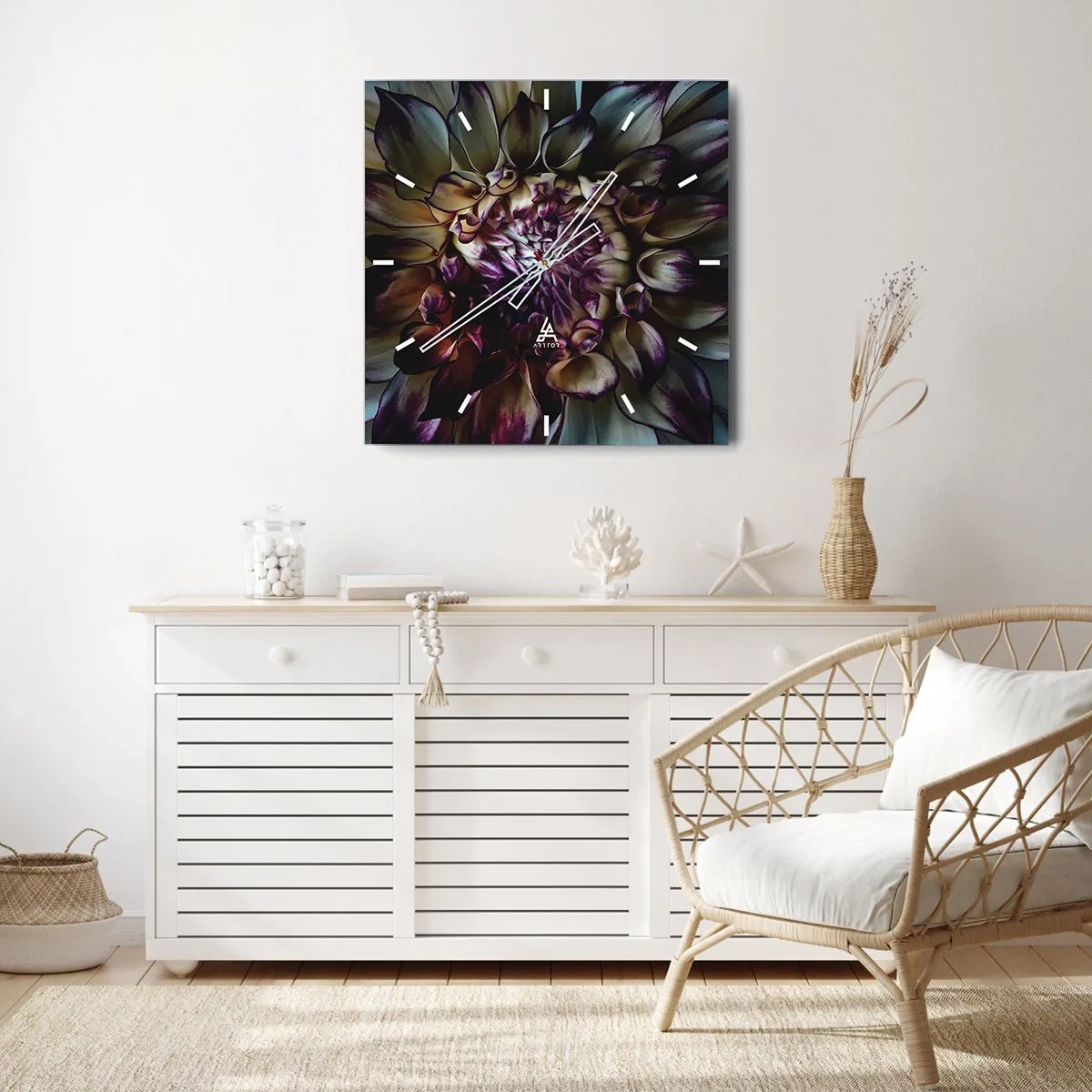 Nástěnné hodiny - Rozkvět mládí - 40x40 cm