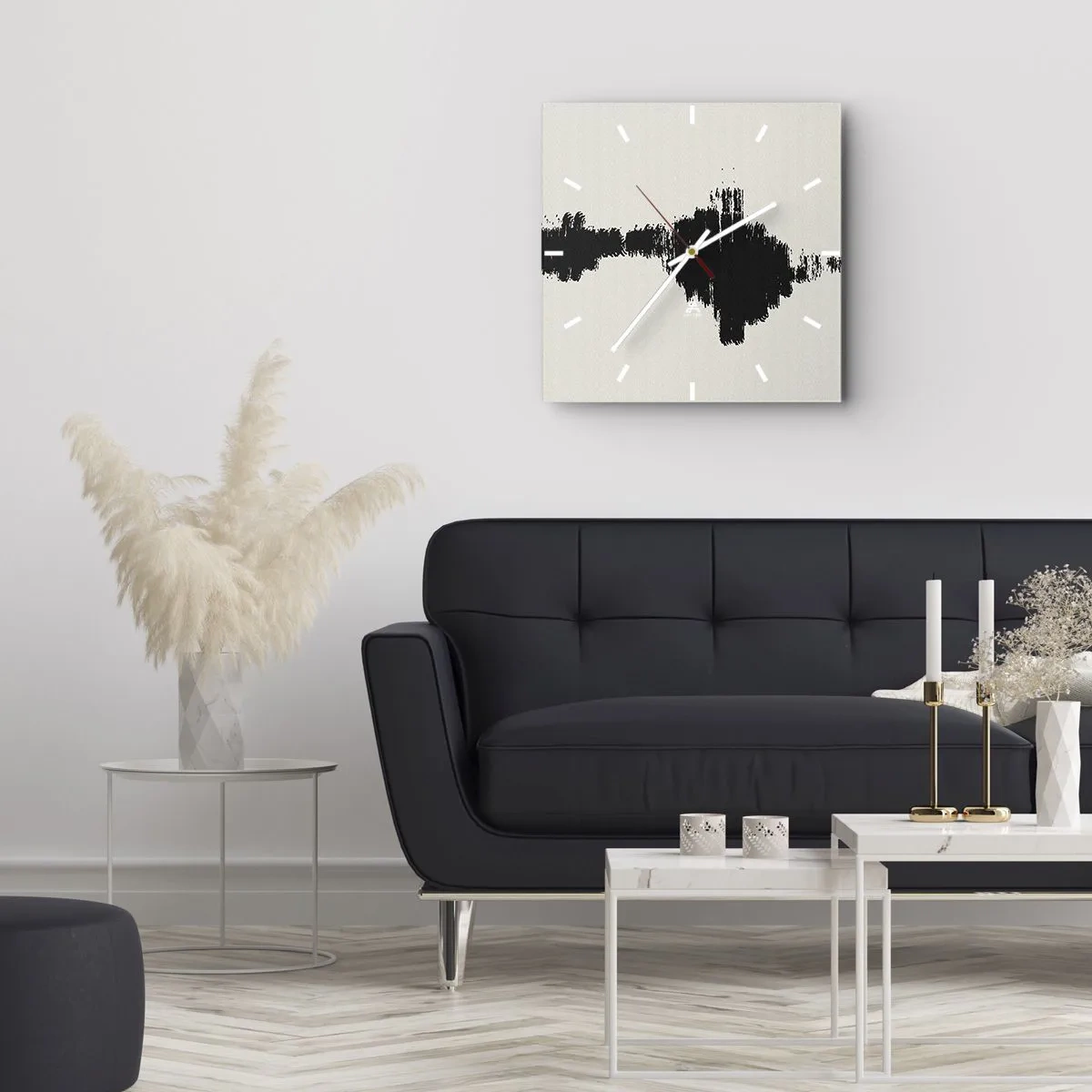 Nástěnné hodiny - Vibrace představivosti - 40x40 cm