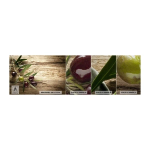 Vzor Fototapety Premium Sand - Přímo od přírody - Olivová ratolest, Příroda, Olivy - 100x30 cm