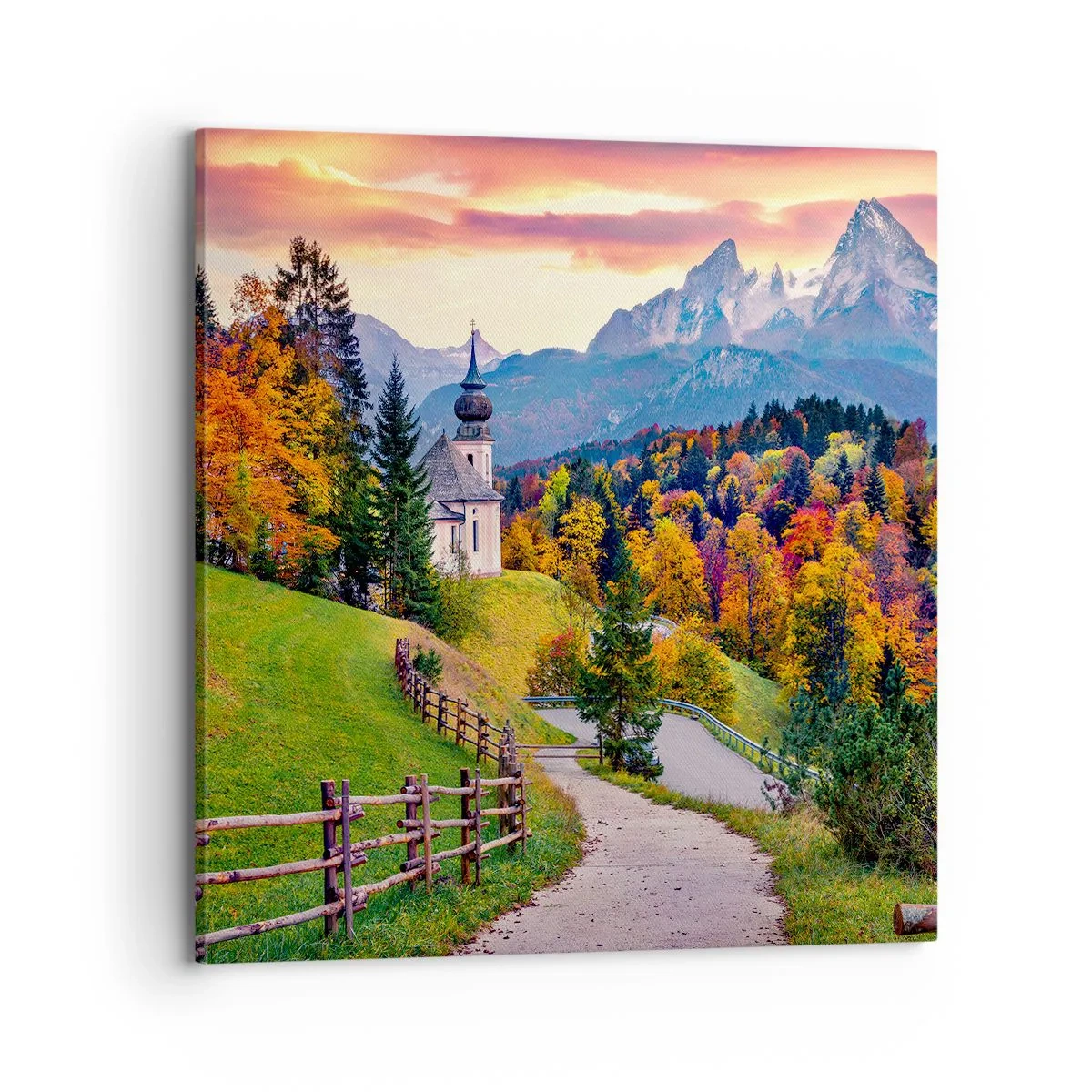 Obraz na plátně - Naprosto ideální krajina - 70x70 cm