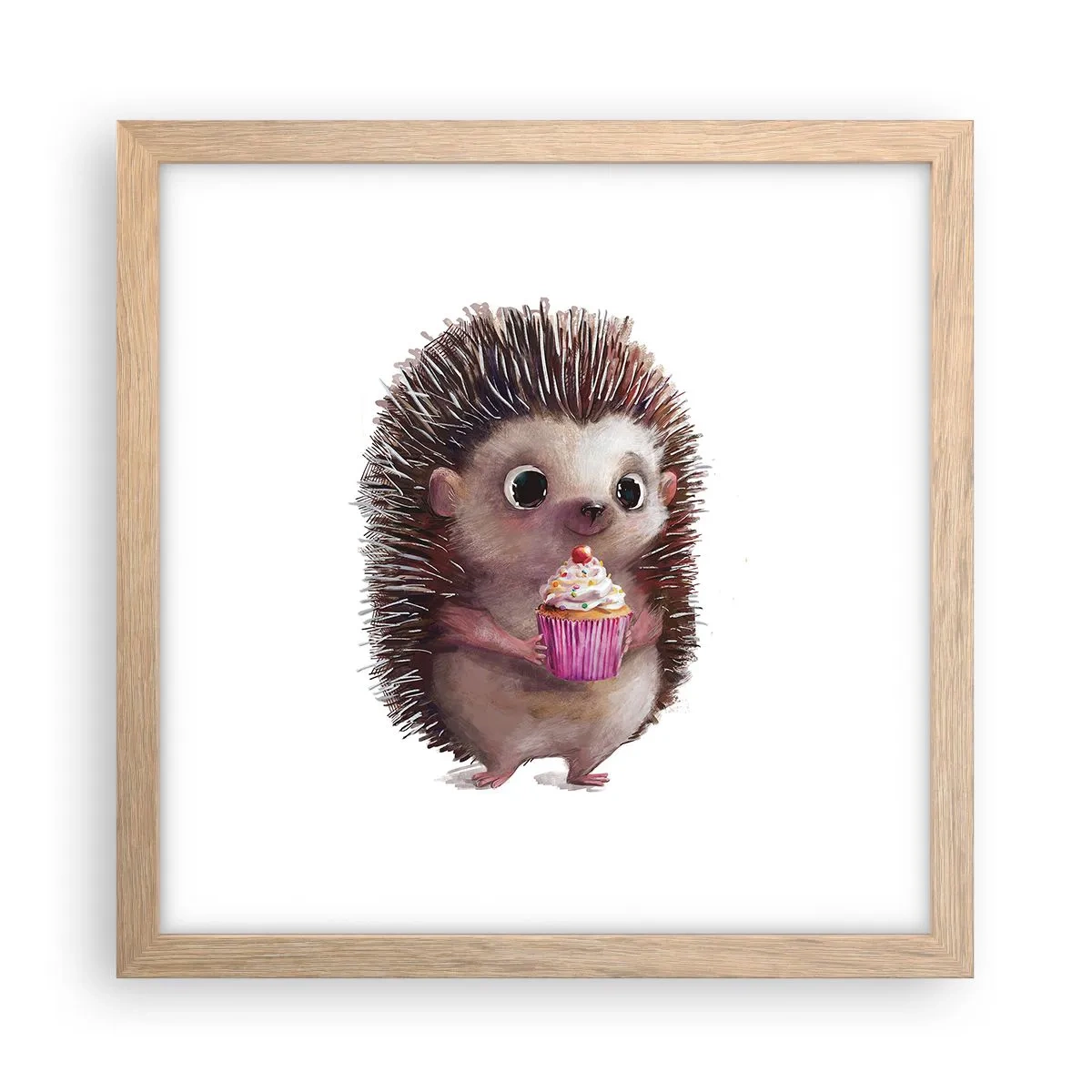 Plakát v rámu světlý dub - Oslava je každý den - 30x30 cm