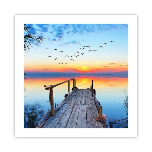 Plakát - Je čas vrátit se… - 50x50 cm