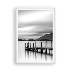 Plakát v bílém rámu - Jemnost a síla - 70x100 cm