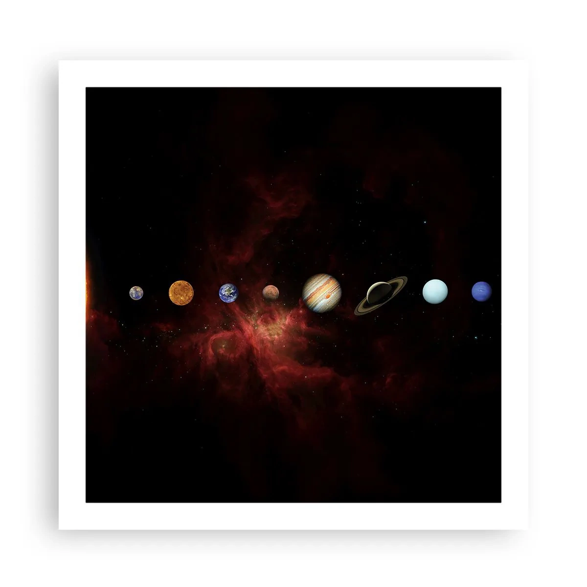 Plakát - Naše čtvrť - 60x60 cm