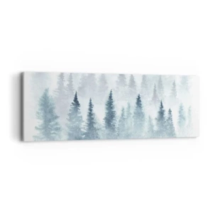 Obraz na plátně - Zahalené mlhou - 90x30 cm