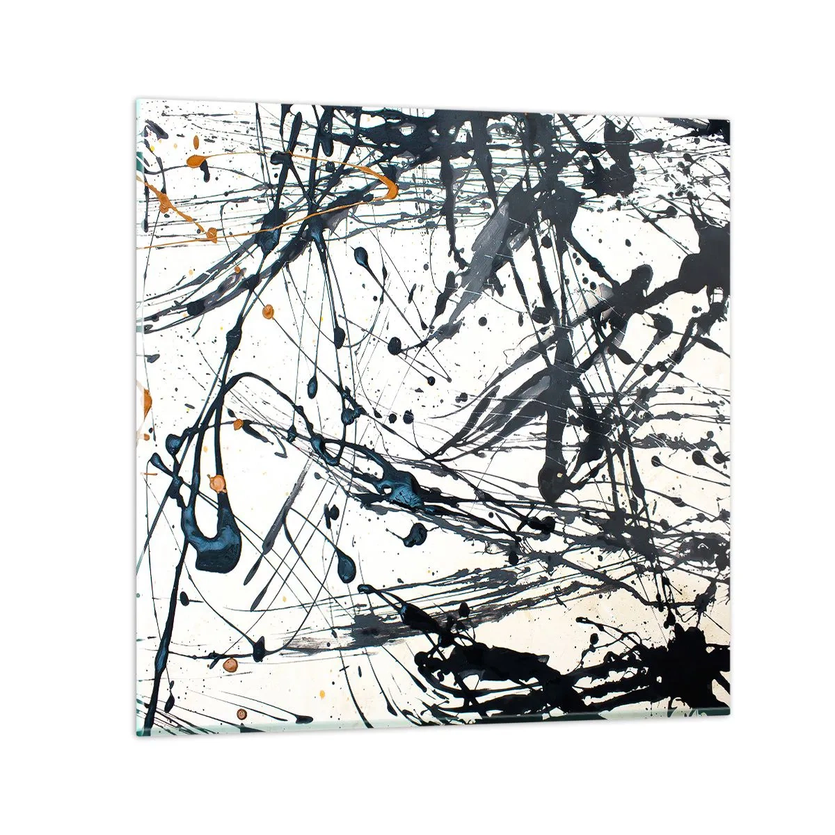 Obraz na skle - Se smyslem nebo bez smyslu? - 30x30 cm