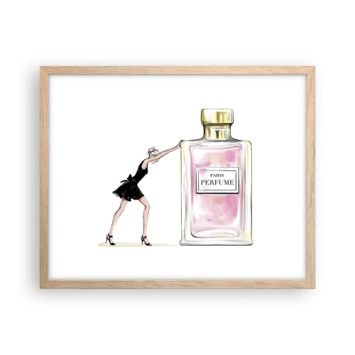 Plakát v rámu světlý dub - Podstata ženskosti - 50x40 cm