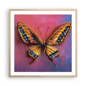 Plakát v rámu světlý dub - Klenot přírody - 60x60 cm