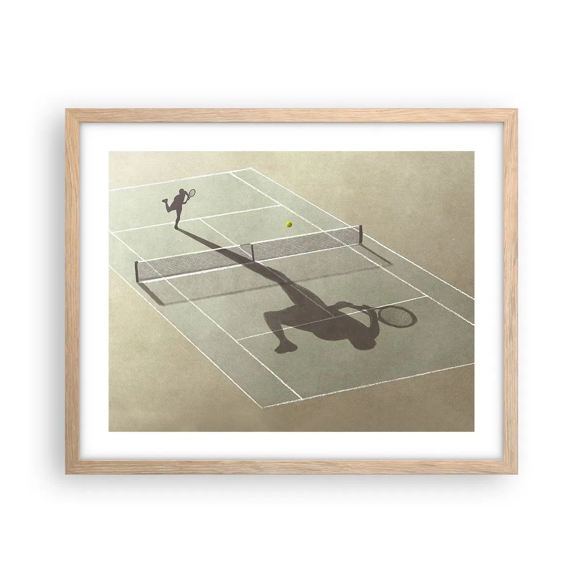 Plakát v rámu světlý dub - Dobývání sama sebe - 50x40 cm