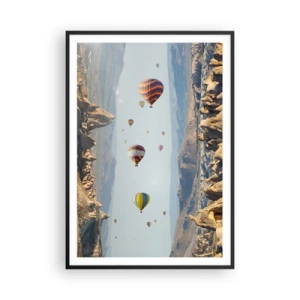 Plakát v černém rámu - Zde je možné vše - 70x100 cm