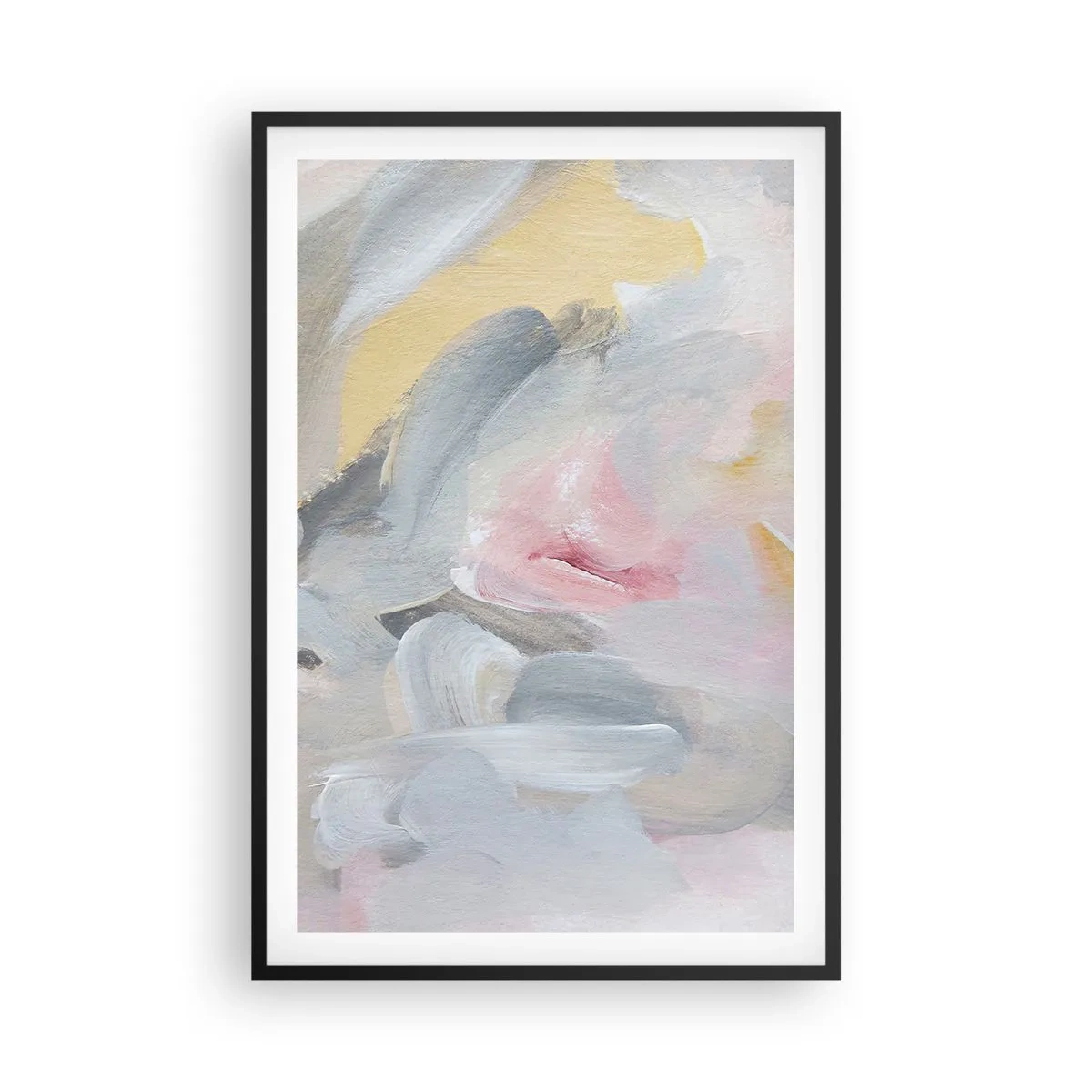 Plakát v černém rámu - V pastelovém světě - 61x91 cm