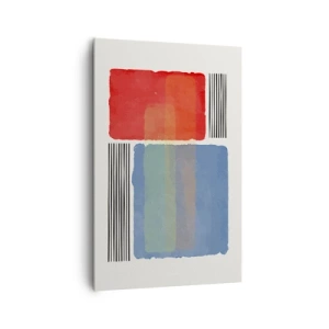 Obraz na plátně - Duch a písmeno geometrie - 80x120 cm