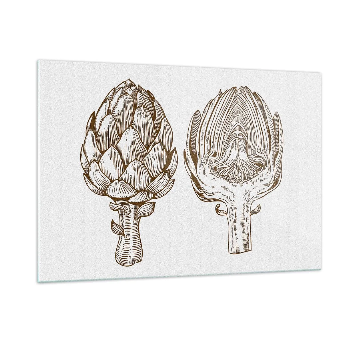 Obraz na skle - Hodiny anatomie - 120x80 cm