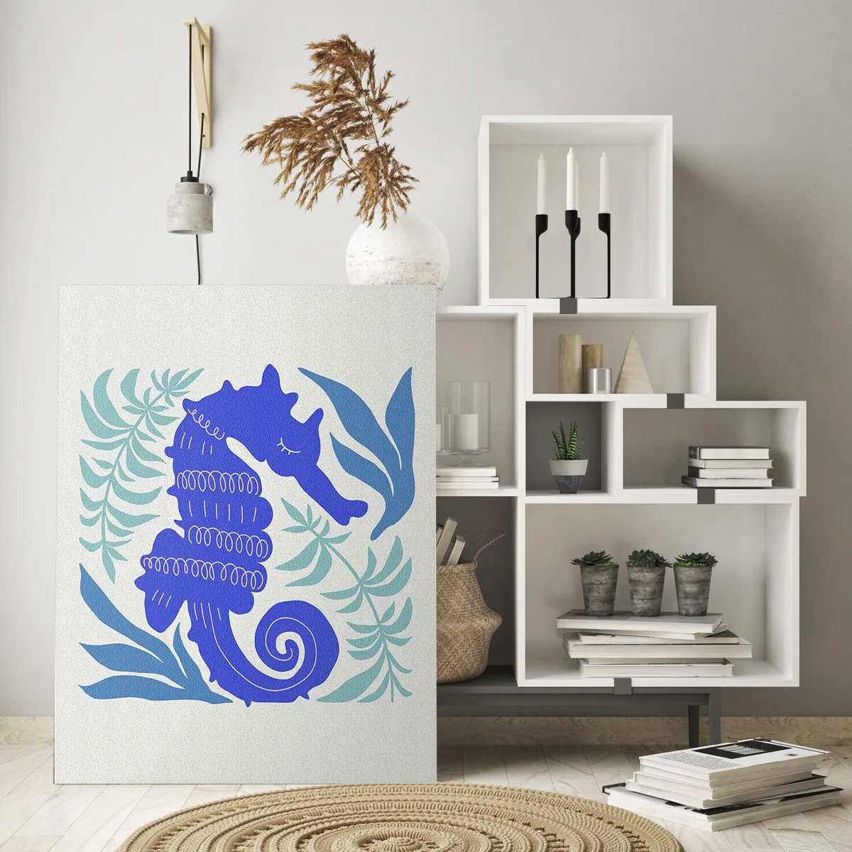 Obraz na skle - Na podvodní louce - 80x120 cm