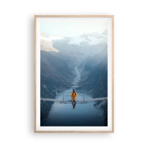 Plakát v rámu světlý dub - Okouzlený v spánku - 61x91 cm