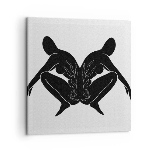 Obraz na plátně - Společná duše - 50x50 cm