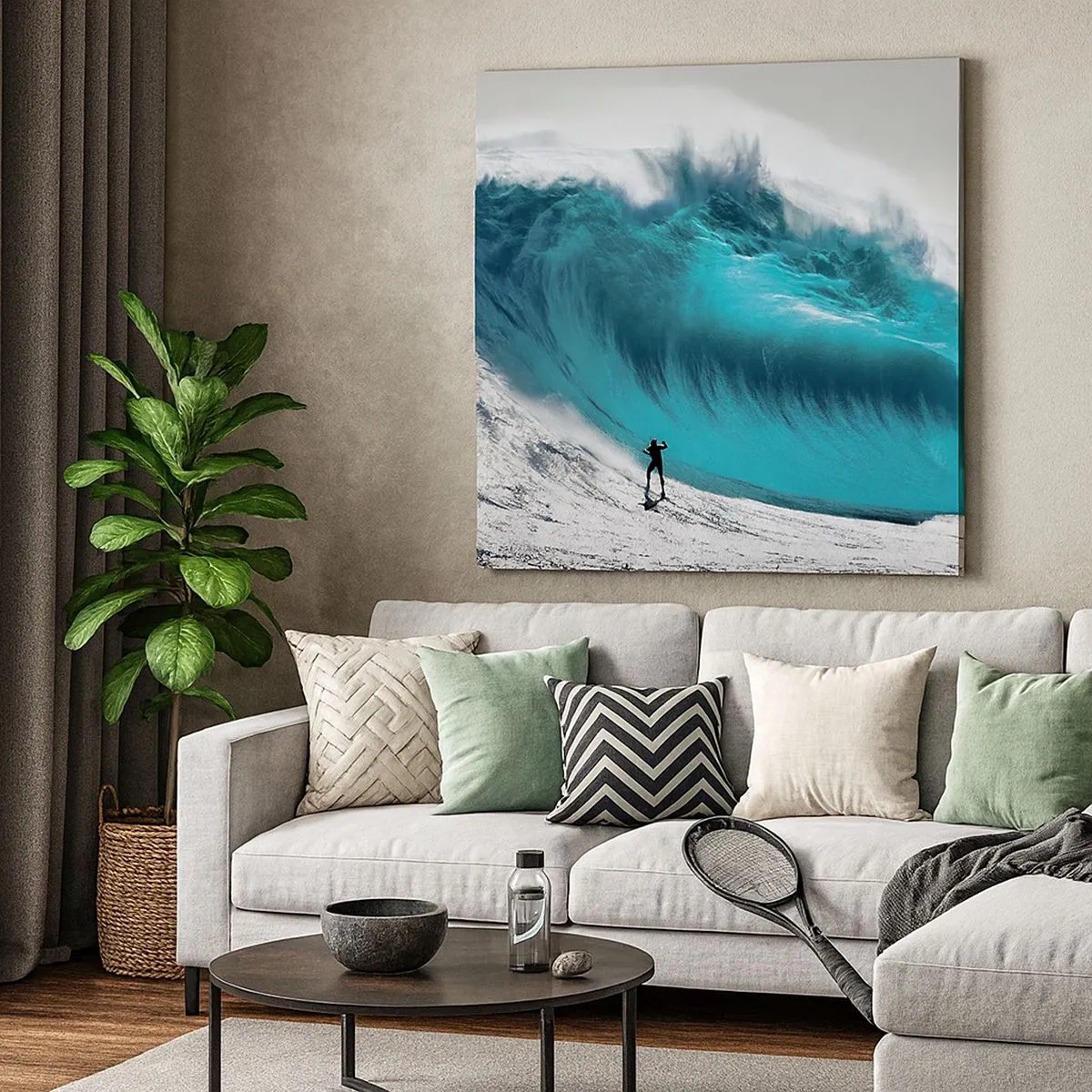 Obraz na plátně - Výzva přijata - 30x30 cm