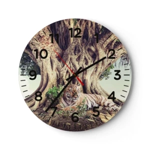 Nástěnné hodiny - Pohled z knihy Mojžíšovy - 30x30 cm