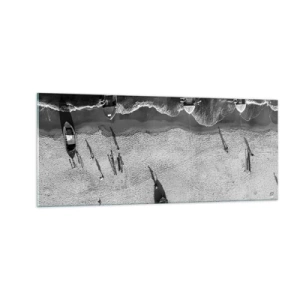 Obraz na skle - Ještě na břehu… - 100x40 cm