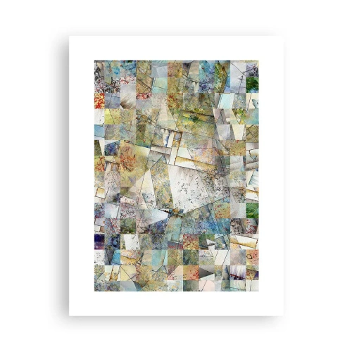 Plakát - Geometrické přeskupení - 30x40 cm