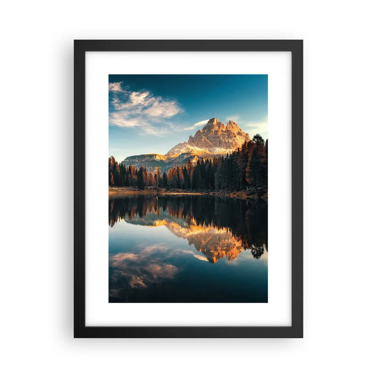Plakát v černém rámu - Dvojitá krajina - 30x40 cm