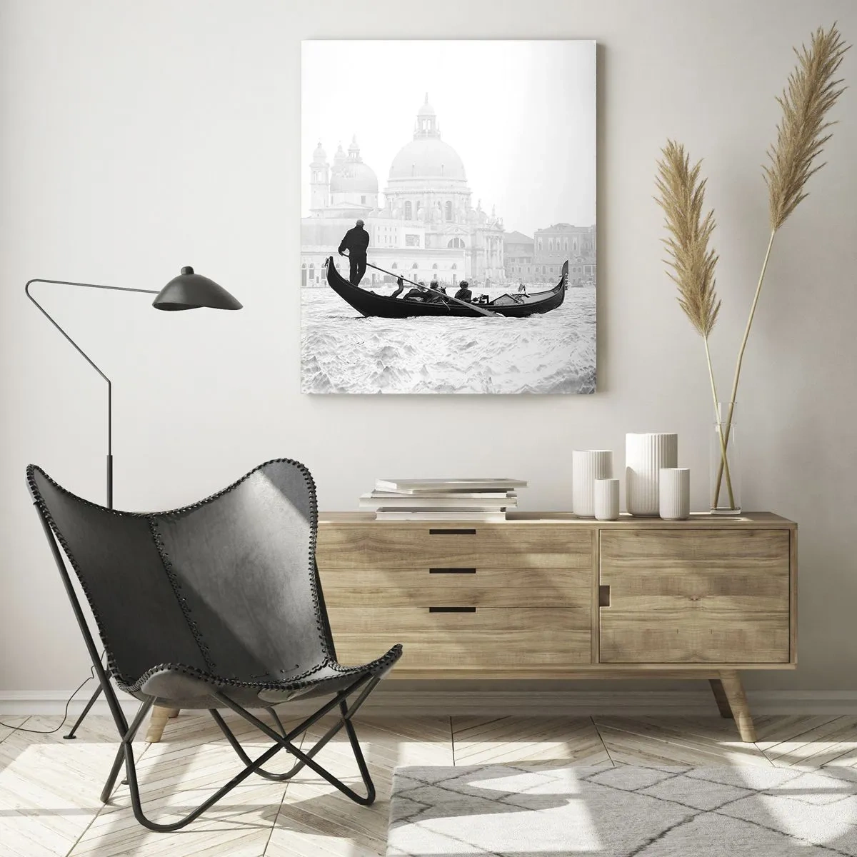 Obraz na skle - Cesta ke zdroji krásy - 50x70 cm