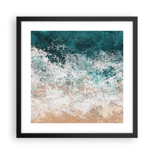 Plakát v černém rámu - Mořské příběhy - 40x40 cm