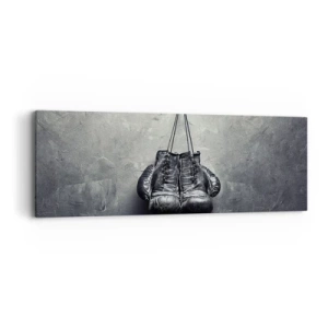 Obraz na plátně - Čas boje a čas míru - 90x30 cm