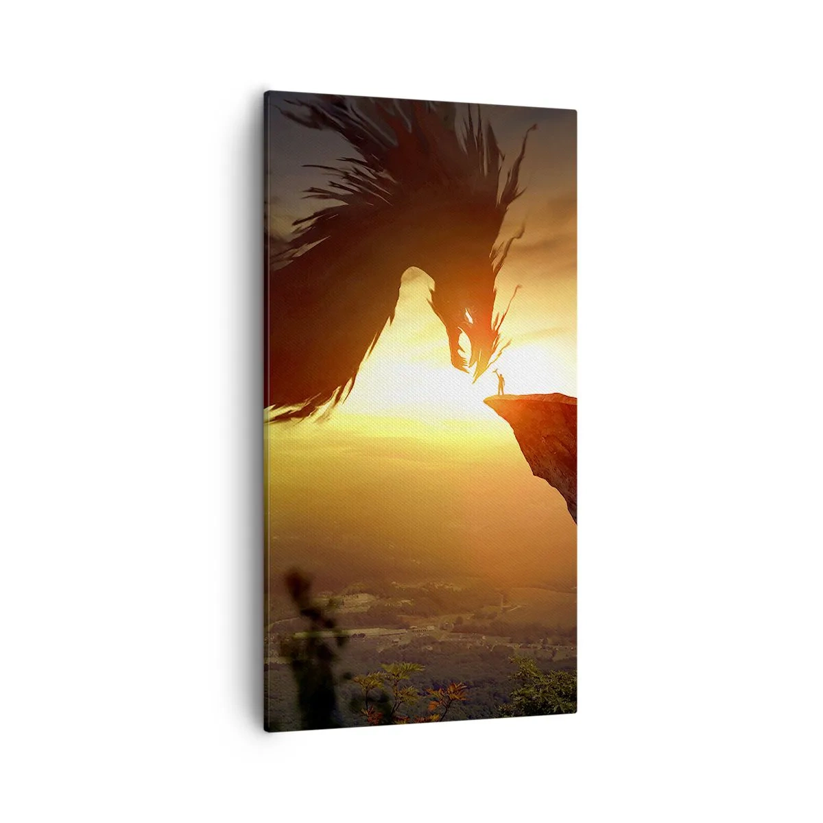 Obraz na plátně - Přemožitel draka - 55x100 cm