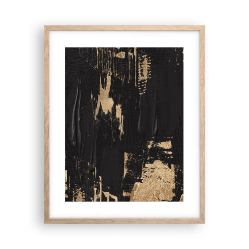 Plakát v rámu světlý dub - Stopa doteku - 40x50 cm