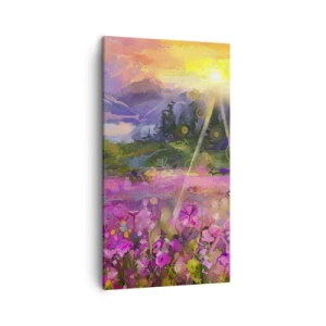 Obraz na plátně - V údolí v péči slunce - 45x80 cm