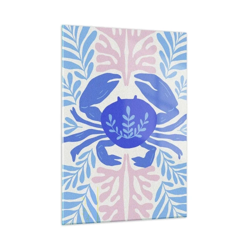 Obraz na skle - Jako mořský květ - 50x70 cm