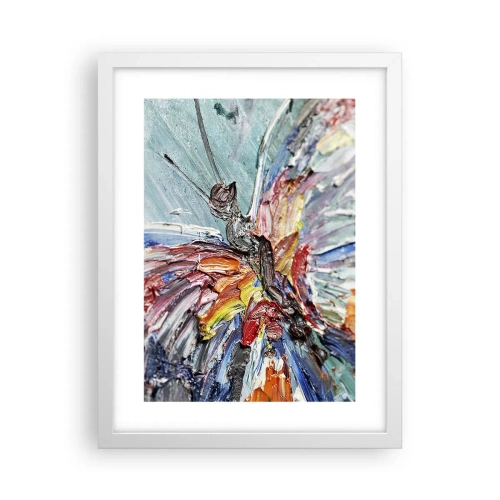 Plakát v bílém rámu - Namalovaný přírodou - 30x40 cm