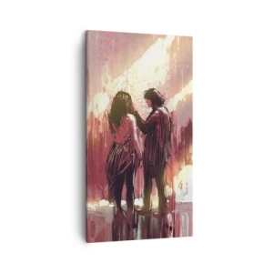 Obraz na plátně - Věčný příběh lásky - 45x80 cm