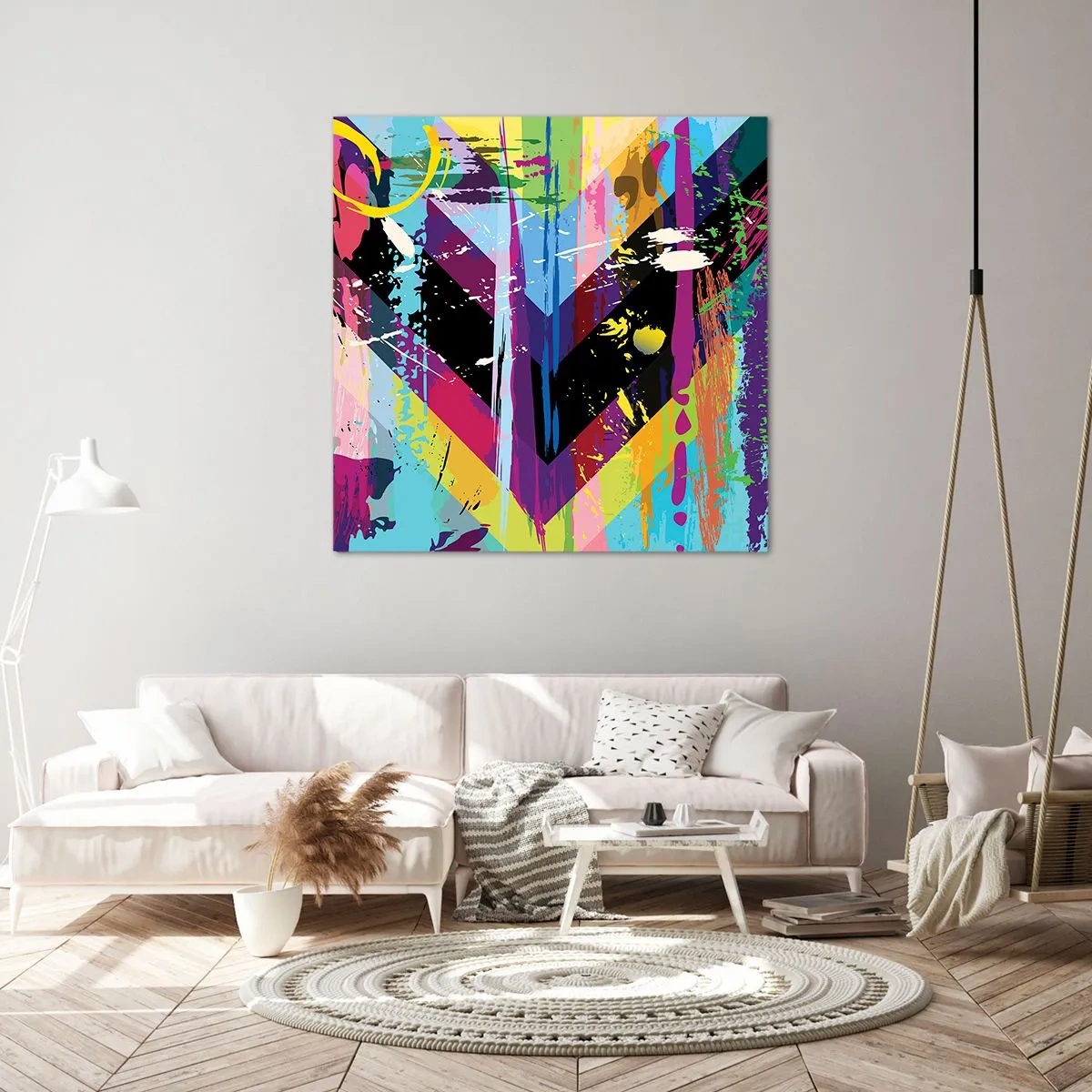 Obraz na plátně - Shora dolů - 50x50 cm