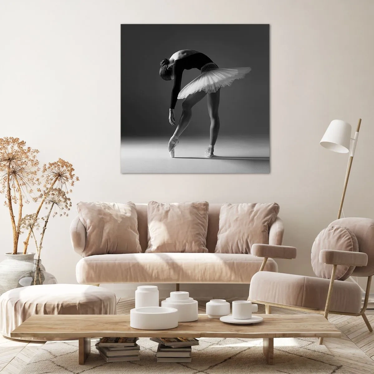Obraz na plátně - Bella ballerina - 60x60 cm