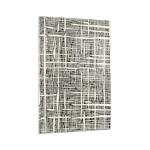 Obraz na skle - Tkaná kompozice - 70x100 cm