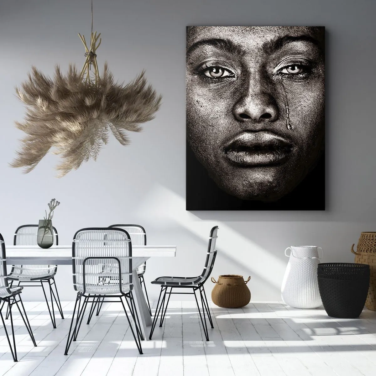Obraz na plátně - Jedna slza - 50x70 cm