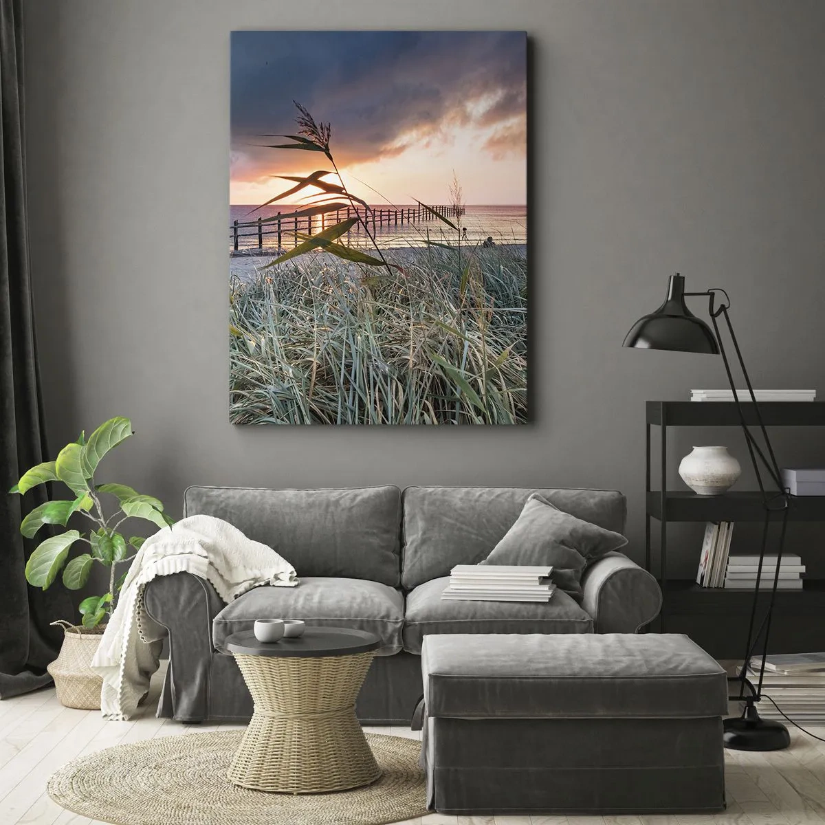 Obraz na plátně - Neodváto větrem - 65x120 cm