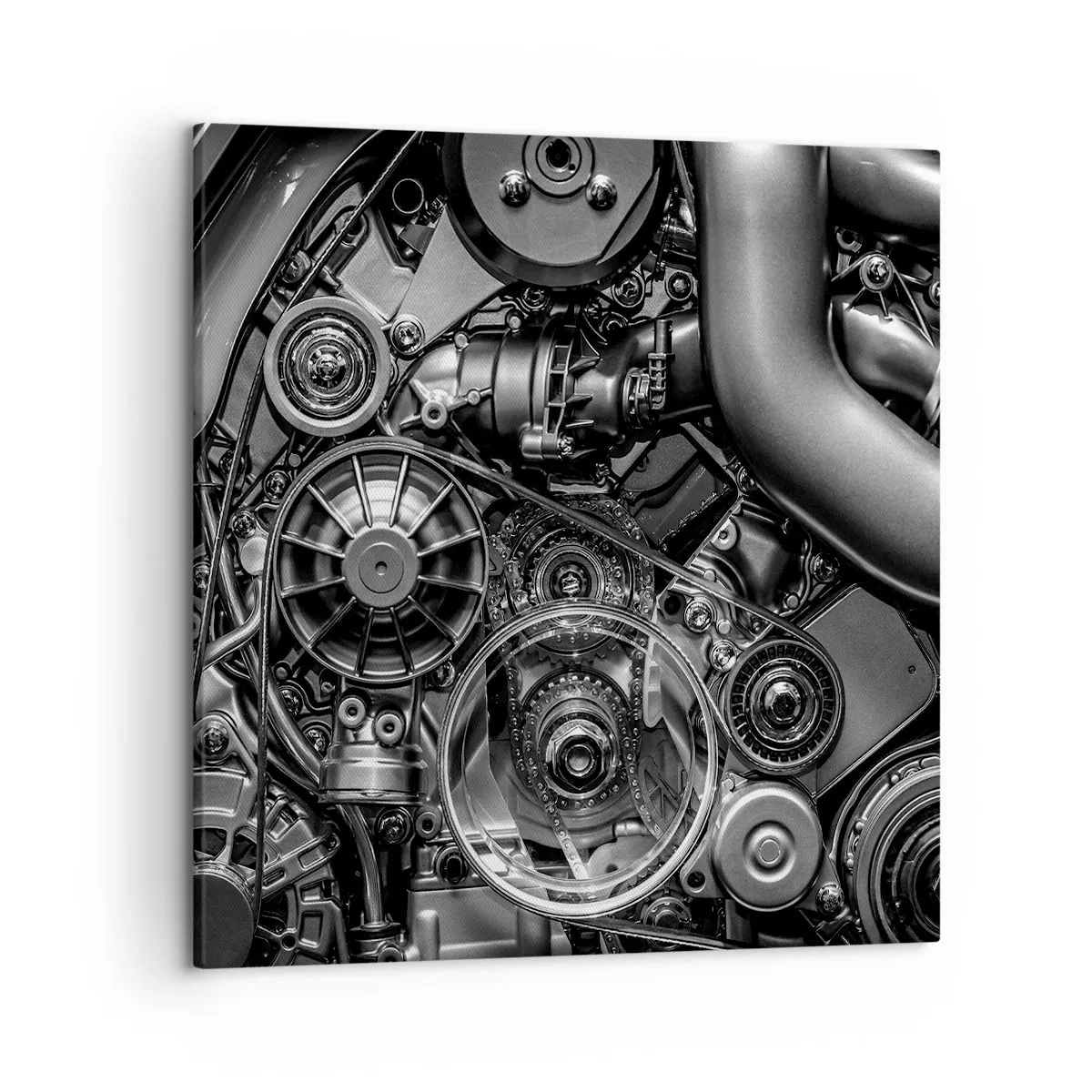 Obraz na plátně - Poezie mechaniky - 50x50 cm