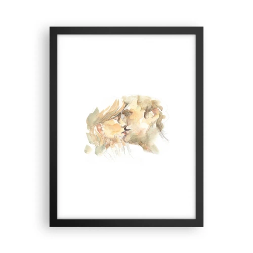Plakát v černém rámu - Nalezena polovina? - 30x40 cm
