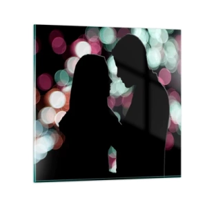 Obraz na skle - Ano! - 40x40 cm