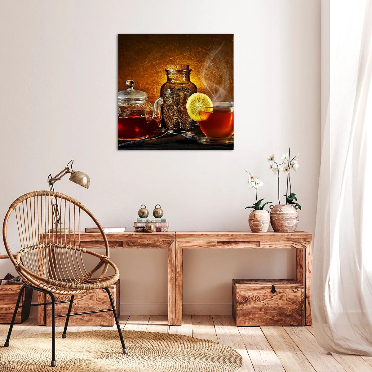Obraz na plátně - Ve stylu nizozemských mistrů - 50x50 cm