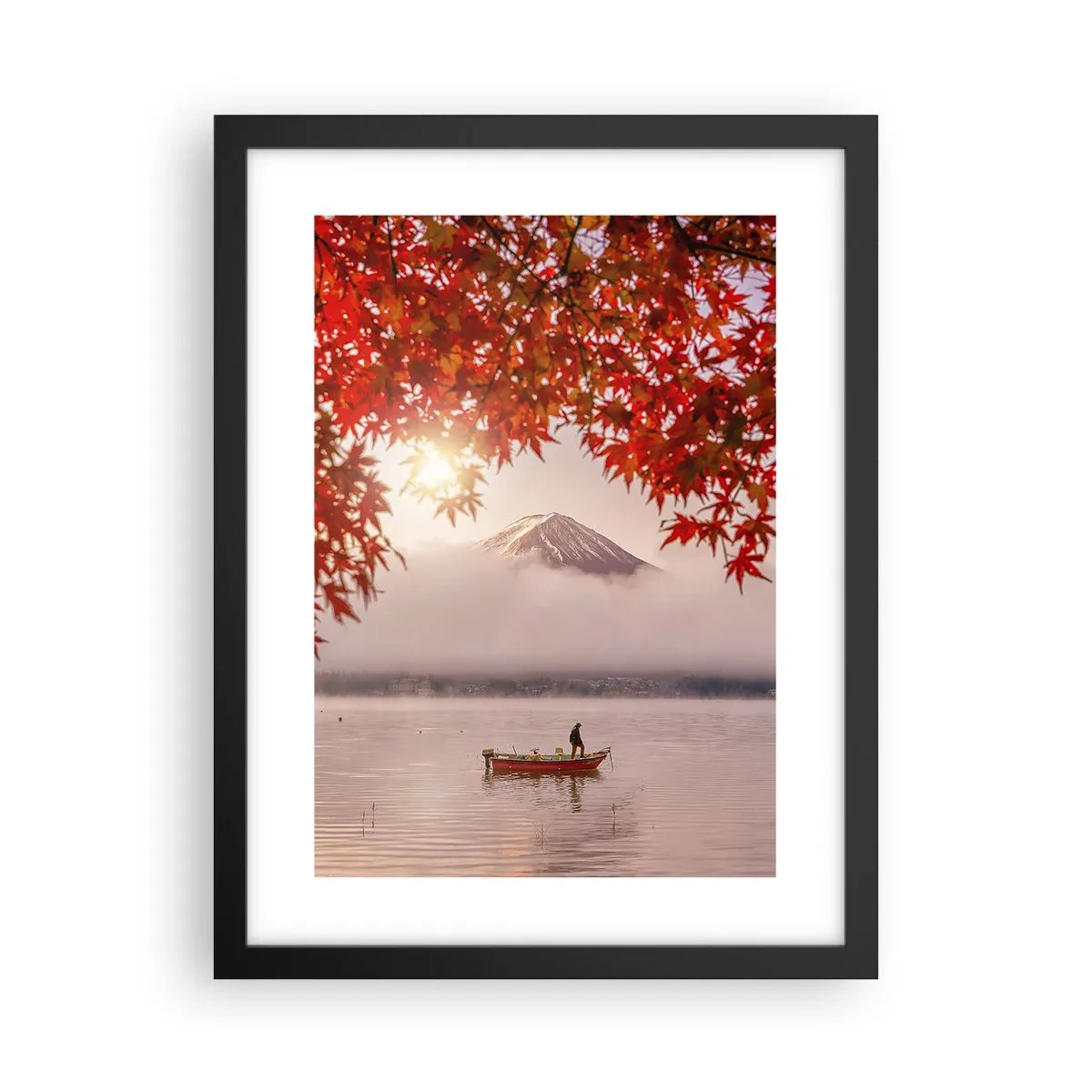 Plakát v černém rámu - V japonském stylu - 30x40 cm