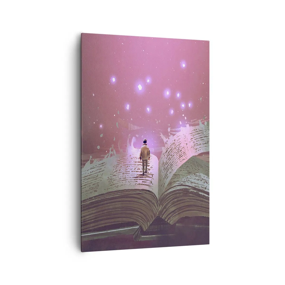 Obraz na plátně - Pozvánka do jiného světa - přečti si to! - 80x120 cm