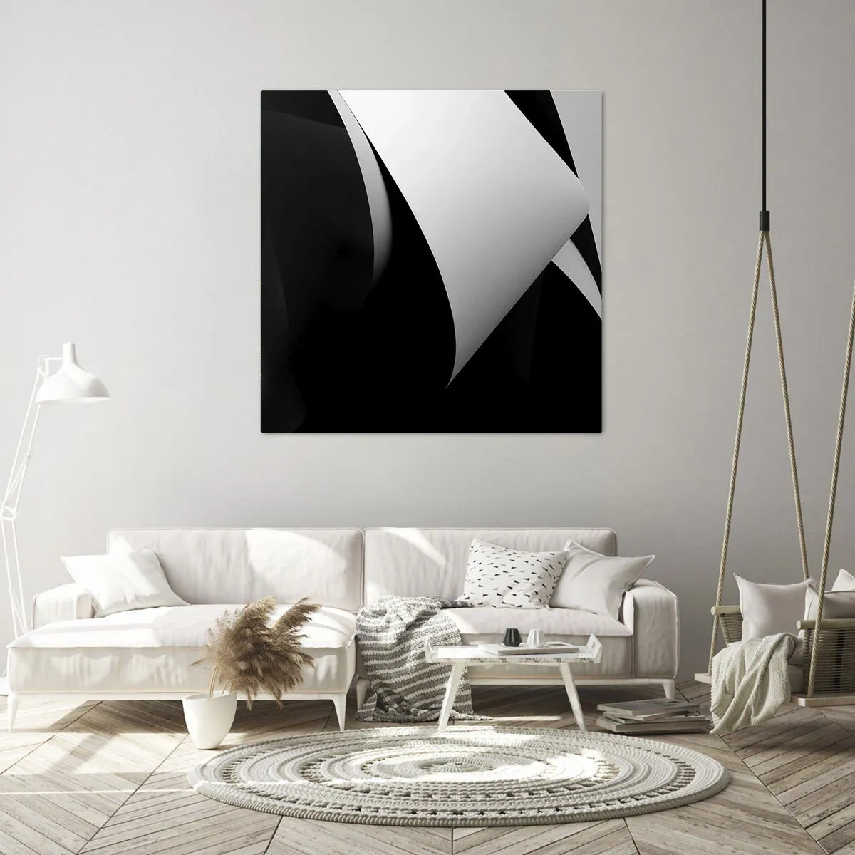 Obraz na plátně - Světlo z hlubin stínu - 40x40 cm