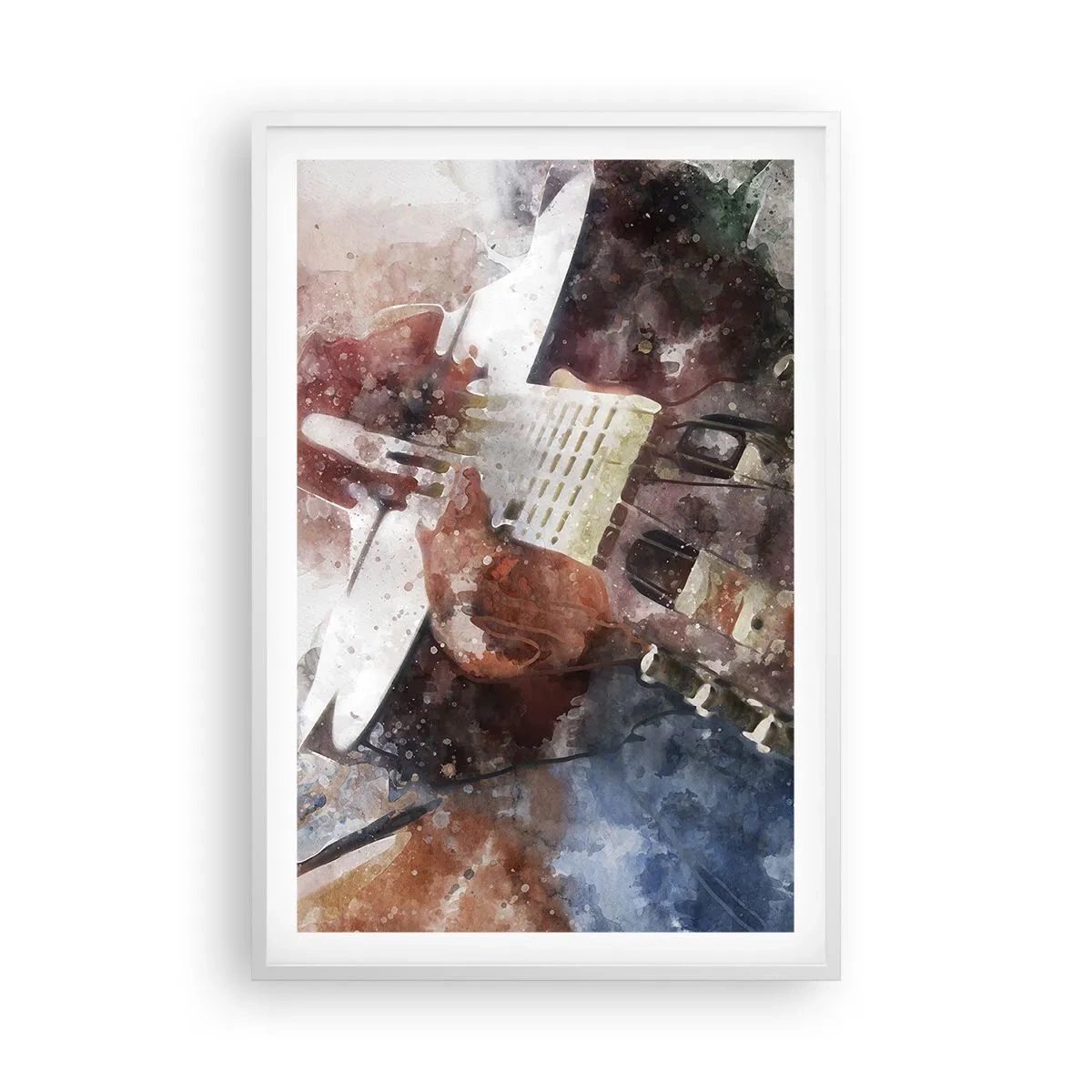 Plakát v bílém rámu - Co si o tom myslíš? - 61x91 cm